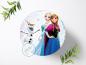 Preview: Frozen Die Eiskönigin Tortenaufleger Ø 20cm, 1210